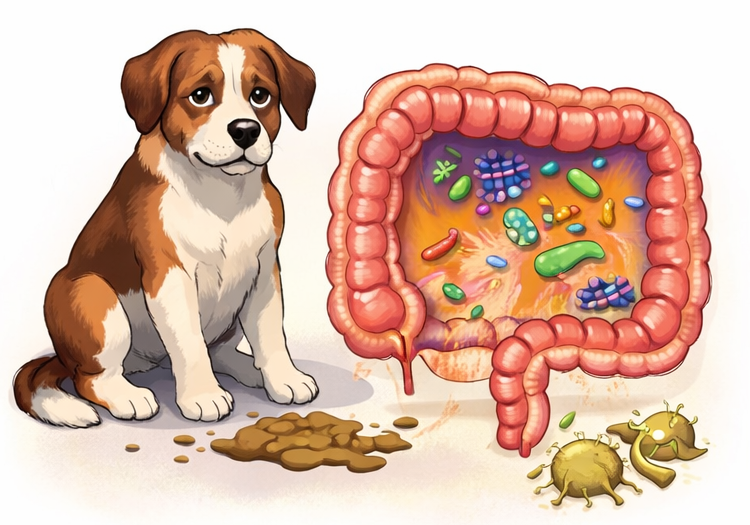 Diarrea ricorrente nel cane? Cosa fare?